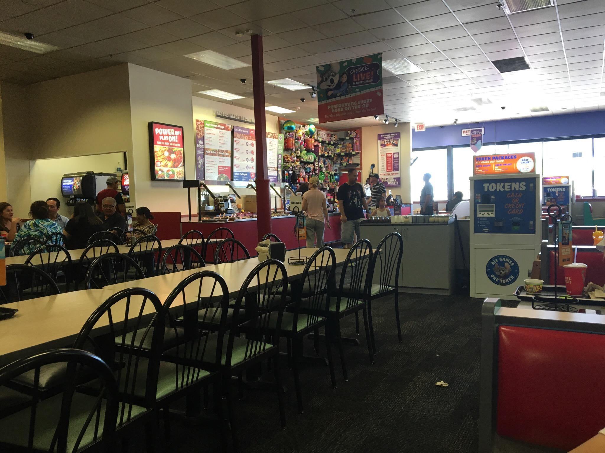 Juegos Fiesta Premios y Pizza Chuck E. Cheese´s
