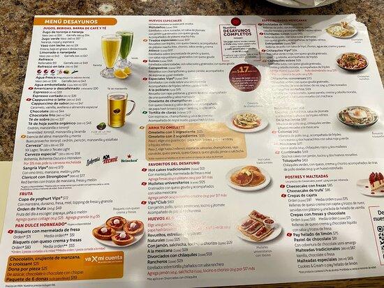 Menú Vips Disfruta de Nuestra Comida y Cena | Vips México
