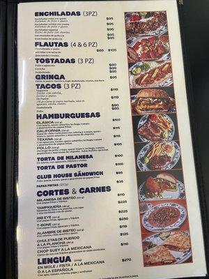 La Nueva Central (Centro) Menú y Precios - Juárez