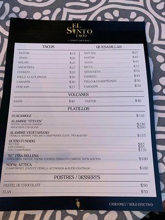 Taco Santo a Domicilio en Juárez Menú & Precios