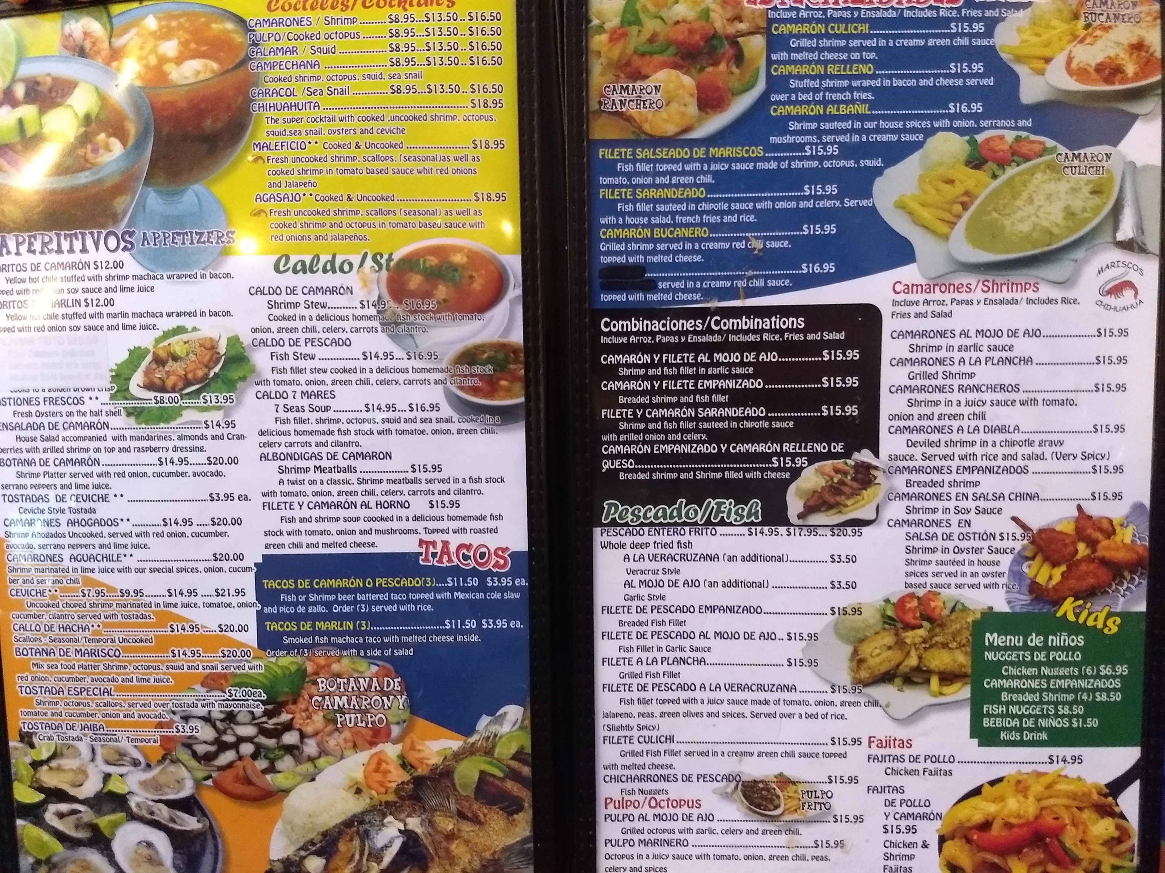 Mariscos Chihuahua - Restaurant Reviews, Menu & Contact